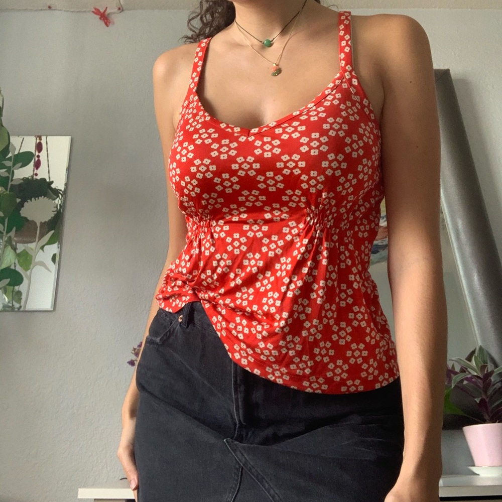 Red Orla Kiely Top